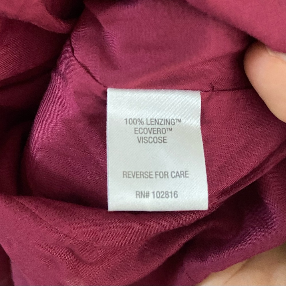 Garnet Hill River's Edge Crepe Dress Sz Small - Picture 11 of 14